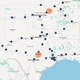 Charger locations of one of the two charging networks used